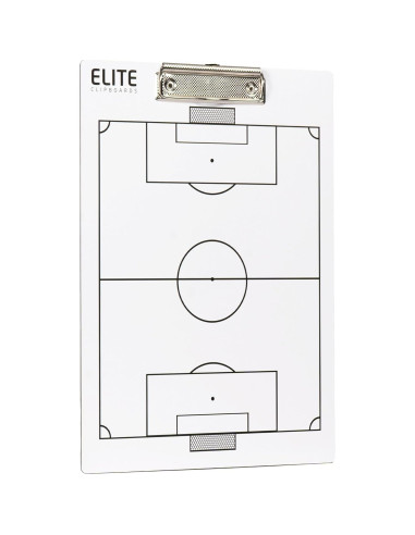 Pizarra Blanca de Entrenadores de Fútbol Elite Clipboards 31.75x22.86cm
