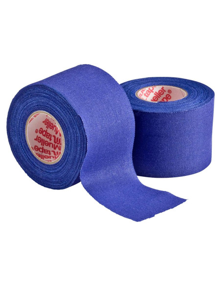 Cinta atlética MUELLER 100% algodón 3.81 cm x 9.14 m - 2 rollos