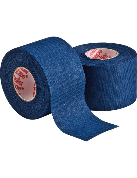 Cinta atlética MUELLER 100% algodón 3.81 cm x 9.14 m - 2 rollos