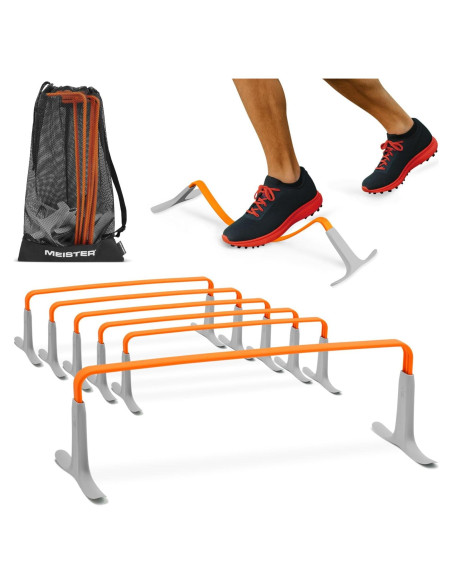 Obstáculos de Agilidad Meister ZoomFlex 15.24 cm Naranja - Paquete de 6