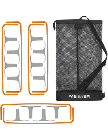Obstáculos de Agilidad Meister ZoomFlex 15.24 cm Naranja - Paquete de 6