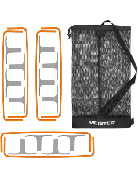 Obstáculos de Agilidad Meister ZoomFlex 15.24 cm Naranja - Paquete de 6