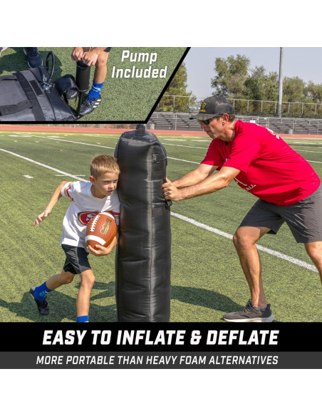 Dummy Inflable GoSports para Fútbol - 1.22 m con Bomba