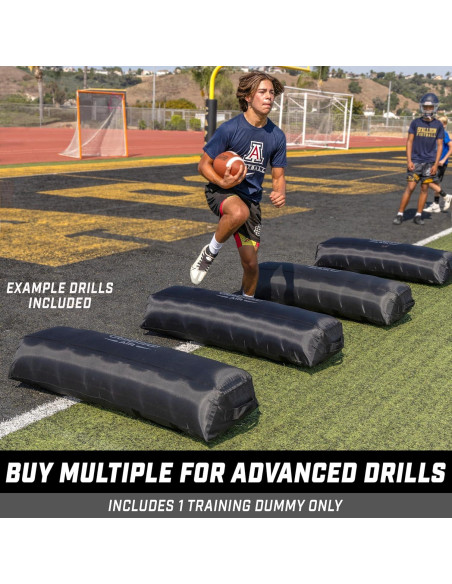 Dummy Inflable GoSports para Fútbol - 1.22 m con Bomba