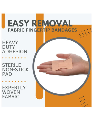 Venda Adhesiva Flexible Dealmed Punta de Dedo - 100 Unidades