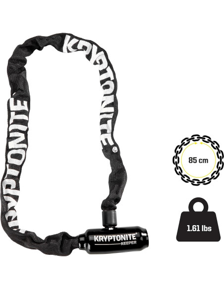 Candado de Cadena Kryptonite Keeper 585 5mm 0.85m Antirrobo