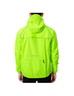 Chaqueta de Lluvia Impermeable para Hombre Grande Amarillo Fluorescente