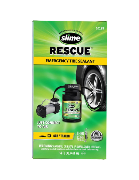 Sellador de Neumáticos de Emergencia Slime 10188 400ml Ecológico