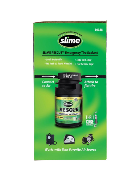 Sellador de Neumáticos de Emergencia Slime 10188 400ml Ecológico