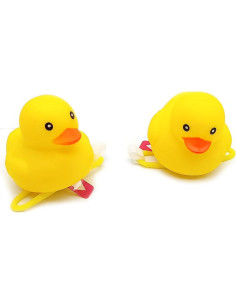 Timbre de Bicicleta Retro Sailupxinyuan Pato Amarillo 2 Pcs 2