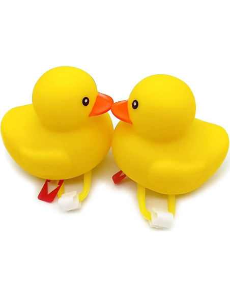 Timbre de Bicicleta Retro Sailupxinyuan Pato Amarillo 2 Pcs