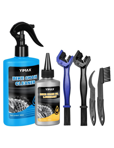 Kit de Limpieza de Cadena de Bicicleta YIMAX 300ml + 100ml