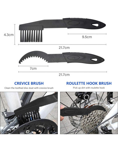 Kit de Limpieza de Cadena de Bicicleta YIMAX 300ml + 100ml