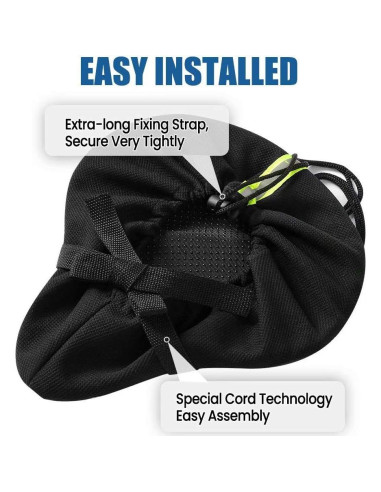 Funda de Asiento de Bicicleta Sanctus Grande Azul Impermeable