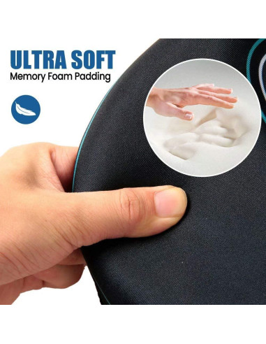 Funda de Asiento de Bicicleta Sanctus Grande Azul Impermeable