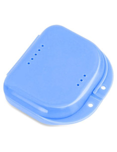 Caja de Retenedor Ortodóntico Annhua con Ventilación - 8x7x2.5 cm