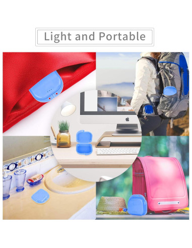 Caja de Retenedor Ortodóntico Annhua con Ventilación - 8x7x2.5 cm