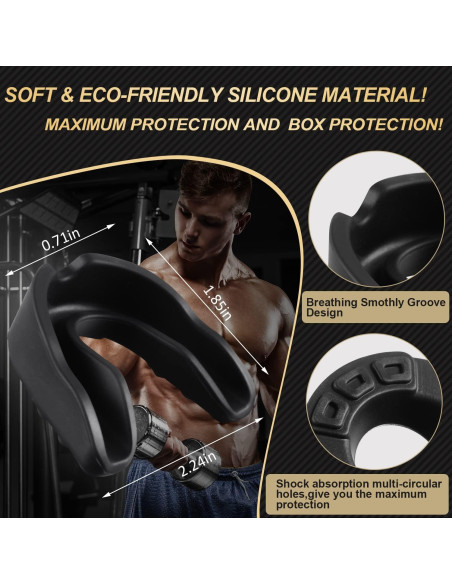 BBTO Protector Bucal Deportivo Niños 6 Pcs Estilo Clásico