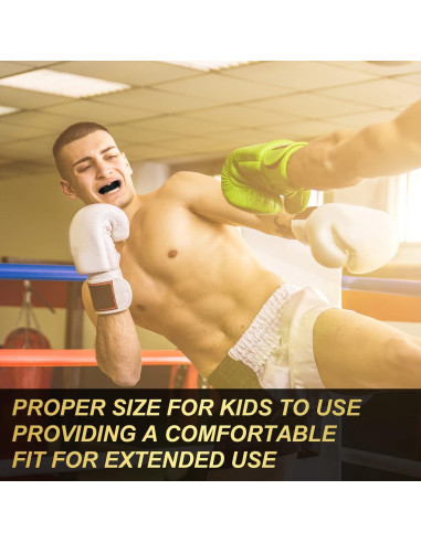 BBTO Protector Bucal Deportivo Niños 6 Pcs Estilo Clásico