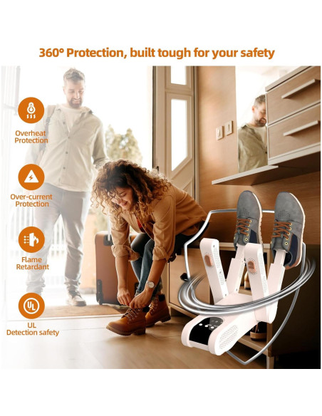 Secador de Botas Eléctrico Gyrivav KJH987 4 Puertos 48C