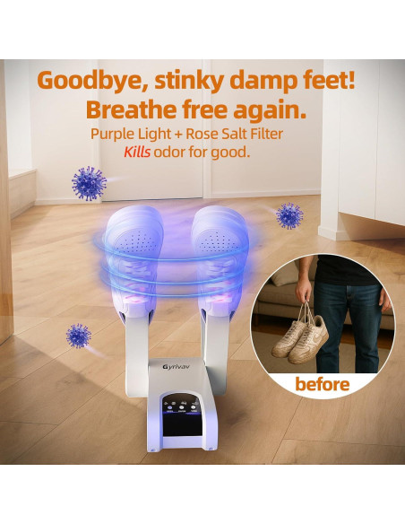 Secador de Botas Eléctrico Gyrivav KJH987 4 Puertos 48C