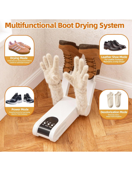 Secador de Botas Eléctrico Gyrivav KJH987 4 Puertos 48C