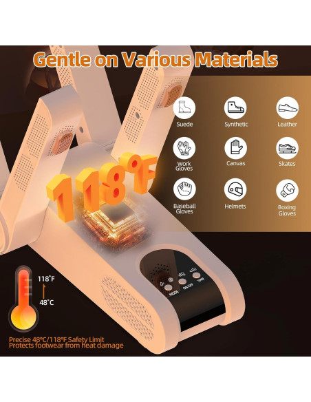 Secador de Botas Eléctrico Gyrivav KJH987 4 Puertos 48C