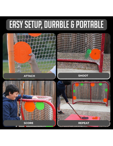 Set de Entrenamiento de Hockey y Lacrosse Top Shelf - 4 Piezas