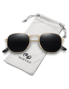 Gafas de sol polarizadas HJSTES hexagonales UV400