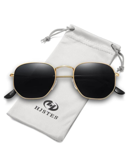Gafas de sol polarizadas HJSTES hexagonales UV400