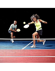 Conjunto de Red de Pickleball Franklin Sports - Media Cancha 3.05m 2