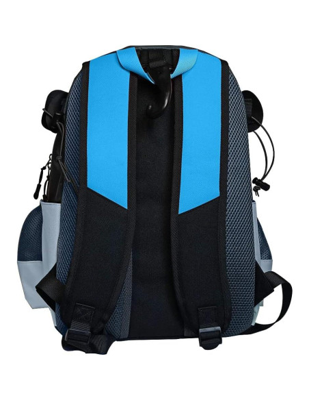 Mochila de Hockey sobre Césped Sweep 26L Juvenil Gris y Azul