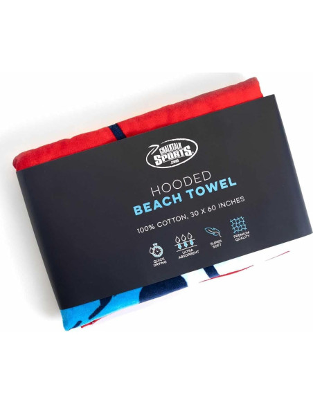 Toalla de Playa con Capucha ChalkTalkSPORTS Dangle Snipe Celly