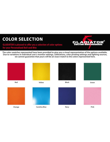 Protector Bucal Personalizado Gladiator para Deportes - ID y Logo