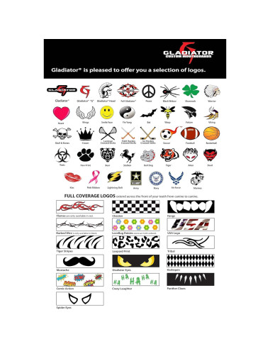 Protector Bucal Personalizado Gladiator para Deportes - ID y Logo