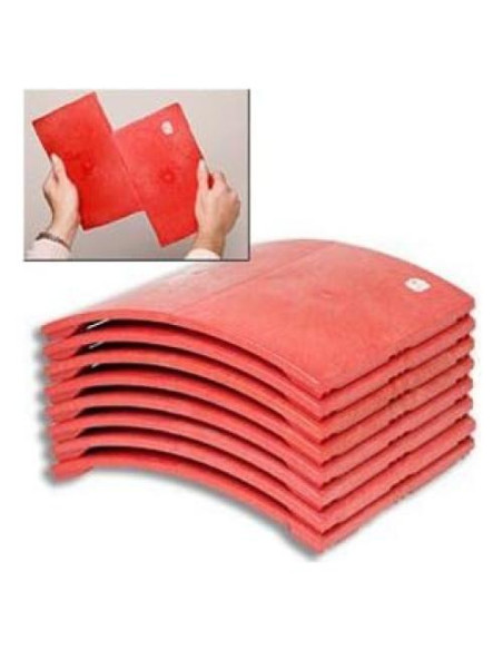 Tablero Curvado Pro Force de Plástico Requebrajable 25.4x21.3cm