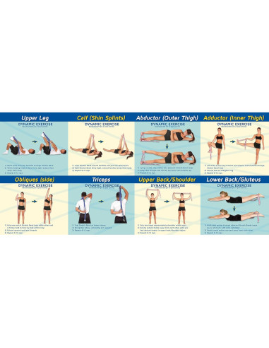 Banda de Estiramiento Pro-Tec Athletics Azul - Resistencia Media