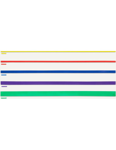 Banda de Resistencia Amazon Basics, Set de 5 Piezas, 2.27-56.7 kg