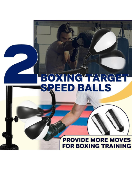 Entrenador de Velocidad de Boxeo INNOLIFE Ajustable 82.7"