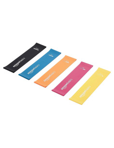 Juego de 5 Bandas de Resistencia Amazon Basics Ligeras