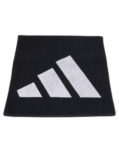 Toalla Pequeña de Algodón adidas 100x49.5 cm Negra/Blanca