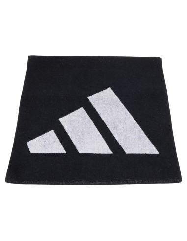 Toalla Pequeña de Algodón adidas 100x49.5 cm Negra/Blanca