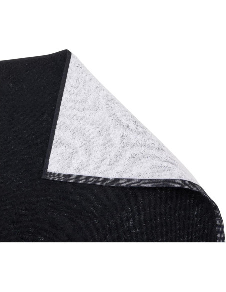 Toalla Pequeña de Algodón adidas 100x49.5 cm Negra/Blanca