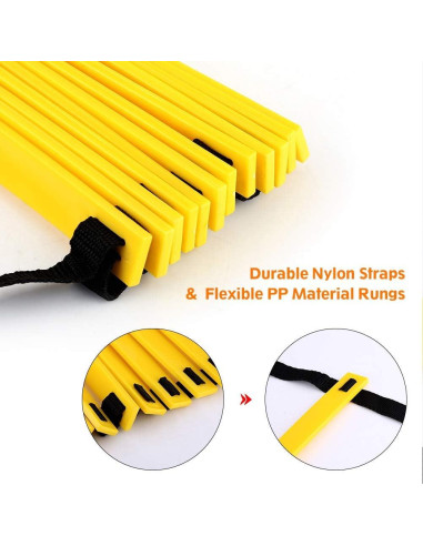 Escalera de Agilidad Equlup 6m con 12 Peldaños y 10 Conos