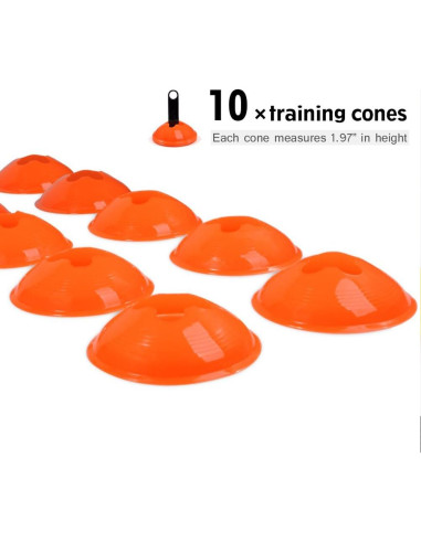 Escalera de Agilidad Equlup 6m con 12 Peldaños y 10 Conos