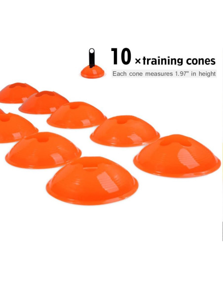 Escalera de Agilidad Equlup 6m con 12 Peldaños y 10 Conos