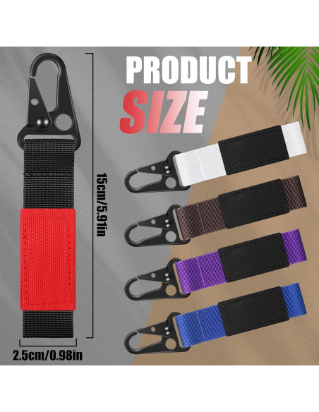 Llaveros de Jiu Jitsu Brasileño Landical - 5 Piezas Colores