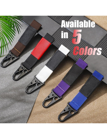 Llaveros de Jiu Jitsu Brasileño Landical - 5 Piezas Colores