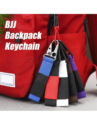 Llaveros de Jiu Jitsu Brasileño Landical - 5 Piezas Colores