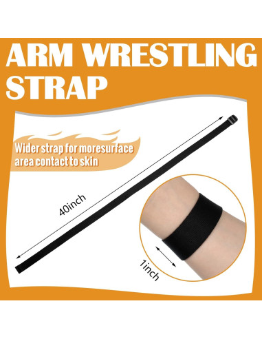 Correa de Lucha de Brazos Antideslizante XunYee 1m 2 Pcs